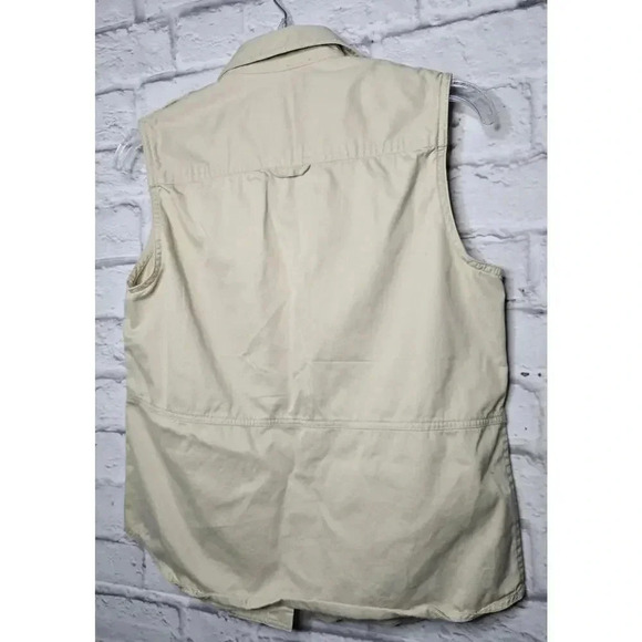 LRL Ralph Lauren khaki casual vest 100% cotton button up size M. - Picture 4 of 11
